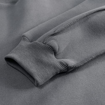 Stylish Amazhiyu Women Cropped Fleece Sweatshirt