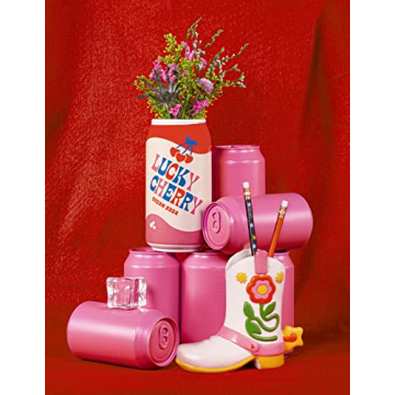 ban.do Cowboy Boot Vase - Fun Ceramic Decor for Home