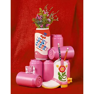 ban.do Cowboy Boot Vase - Fun Ceramic Decor for Home