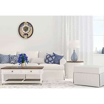 Seiko Melodies in Motion Wall Clock, Golden Trellis