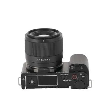 Viltrox 56mm F1.7 for Sony e-Mount, 56mm f1.7 E Auto Focus Prime Lens for Sony E Mount Mirrorless a7 a6700 a6500 (Black)