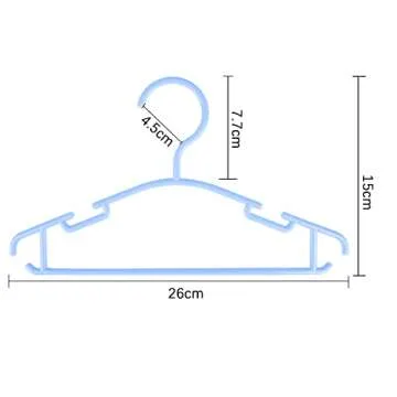 GoodtoU Baby Hangers Plastic Baby Clothes Hangers 100 Pack Kids Hangers for Closet Infant Toddler Ch...