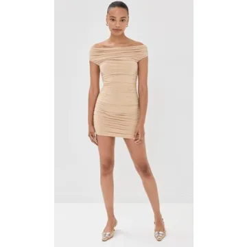 Lioness Monaco Mini Dress - Chic Off-Shoulder Summer Style