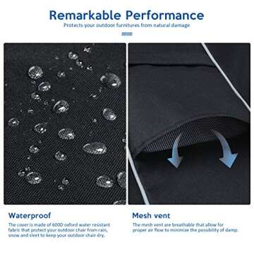 FORSPARK Waterproof Patio Furniture Covers - Heavy Duty