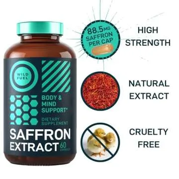 Saffron Supplements - 88.5mg Pure Antioxidant Extract