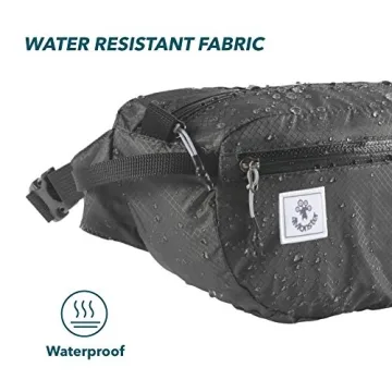 Lightweight Water Resistant Fanny Pack for Travel and Hiking