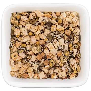 Tealyra - Sleepy Nights - Rooibos - Chamomile - Coconut - Valerian - Wellness Herbal Loose Tea - Relax and Calming Bed Time - 112g (4-ounce)