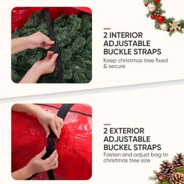 BALEINE 9 ft Christmas Tree Storage Bag for Easy Moving