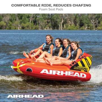 AirHead Great Big Mable - Inflatable Tube for Water Fun