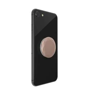 PopSockets Phone Grip with Expanding Kickstand, Metallic Diamond Rose Gold