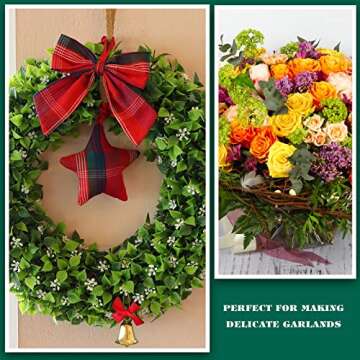 2 Sheets Floral Wire Netting Floral Chicken Wire Net Floral Arrangement Wire Fence Net Chicken Wire Netting for Floral Arrangements Supplies, Home DIY Craft(12 x 48 Inch)