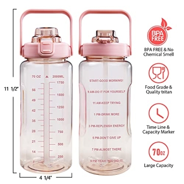 Chokoter 70 oz Water Bottle - Stylish & Functional Hydration Solution
