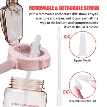 Chokoter 70 oz Water Bottle - Stylish & Functional Hydration Solution