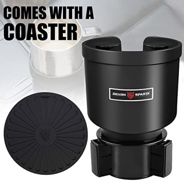 Upgraded Car Cup Holder Expander for Large Bottles