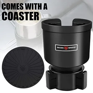 Upgraded Car Cup Holder Expander for Large Bottles
