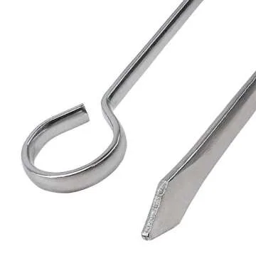 Blue Donuts 24 Pack Kabob Skewers for Grilling 8 Inch - BBQ Grill Grilling Accessories, Stainless Steel, Pack of 24