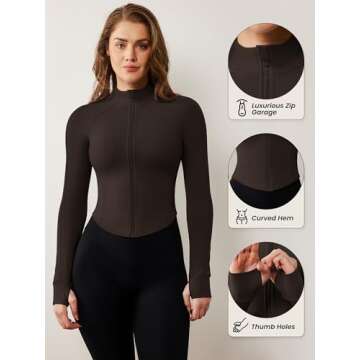 Stylish AVGO Women's Cropped Define Jacket for Athletic Wear