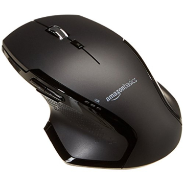 Amazon Basics Wireless Ergonomic Mouse for Gamers and Office