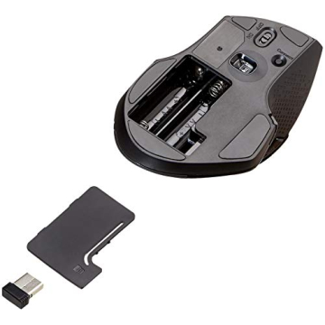 Amazon Basics Wireless Ergonomic Mouse for Gamers and Office