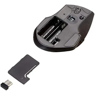 Amazon Basics Wireless Ergonomic Mouse for Gamers and Office