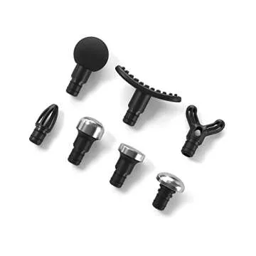 HYDRAGUN Massage Gun, Muscle Massage Gun for Athletes, Percussion Massage Gun for Muscle Pain, Deep Tissue Massage Gun for Deep Relaxation, Quietest Motor Technology, 7 Changeable Attachment Heads