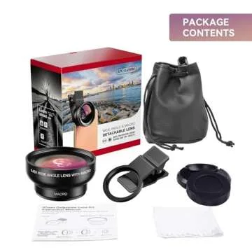 2 in 1 Smartphone Camera Lens Kit for iPhone and Android