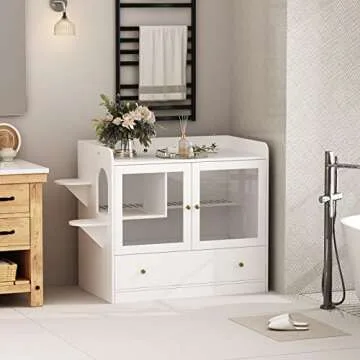 Lovinouse Cat Litter Box Enclosure - Stylish Dog Proof Design