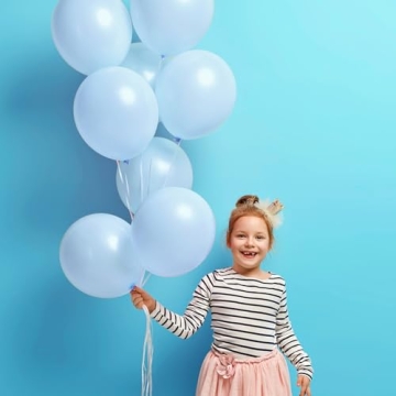 Pastel Blue Balloons Kit for Party Decorations 129pcs