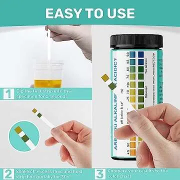 pH Test Strips for Urine and Saliva - 150 Litmus Paper pH Test Strips with Ebook, Quick & Easy pH Level Testing from 4.5-9.0, Ultimate Acidity Test Kit from JNW Direct