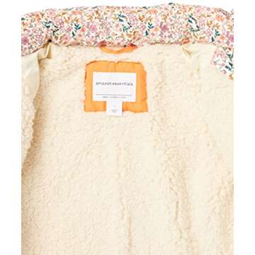 Amazon Essentials Girls' Cozy Quilted Puffer Coat