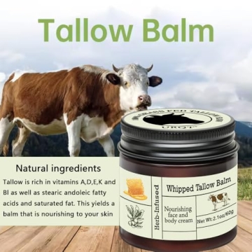 Organic Grass Fed Tallow Balm: Deeply Nourishing Moisturizer