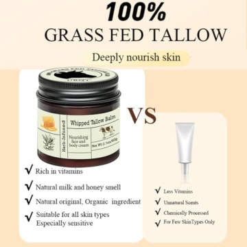 Organic Grass Fed Tallow Balm: Deeply Nourishing Moisturizer