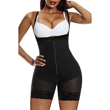 YIANNA Shapewear for Women Tummy Control Fajas Colombianas Body Shaper Butt Lifter Thigh Slimmer wit...