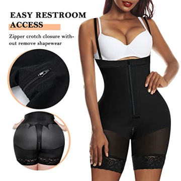 YIANNA Shapewear Tummy Control Body Shaper Black