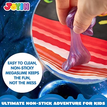 JOYIN 36 Pack Galaxy Slime Balls - Safe, Mess-Free Slime Fun