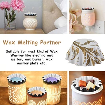 JuoPool Wax Melt Warmer Liners for Clean Melting Experience