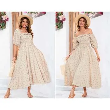 R.Vivimos Comfortable Backless Midi Dress for Women