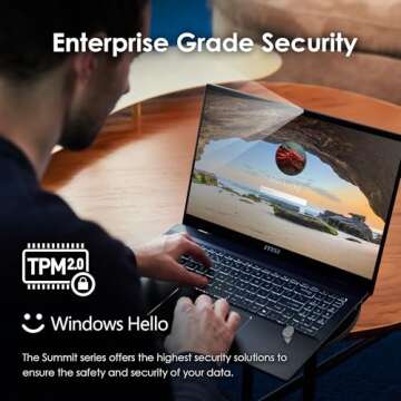 MSI Summit A16 AI+ (2024) 16” QHD+ 165Hz 2-in-1 Touchscreen Laptop: AMD Ryzen AI 9-365, Radeon Graphics, 32GB LPDDR5x, 1TB NVMe SSD, 360 Flip, Pen, Win 11 Home: Ink Black A3HMTG-015US