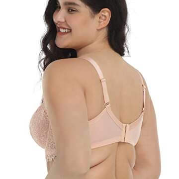 HSIA Minimizer Bra - Plus Size Underwire Support for Women