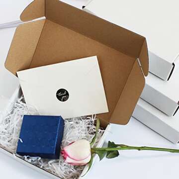 30 Pack Durable 7x5x2 Shipping Boxes for Crafts