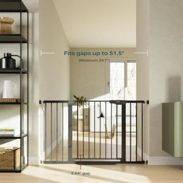 Cumbor Extra Wide Baby Gate for Safe and Stylish Homes