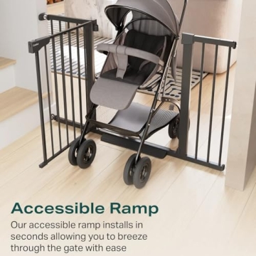 Cumbor Extra Wide Baby Gate for Safe and Stylish Homes