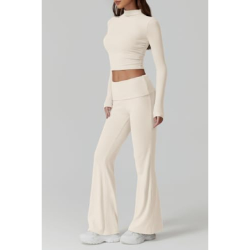 QINSEN Women's Fall 2-Piece Outfit Slim Fit Comfortable