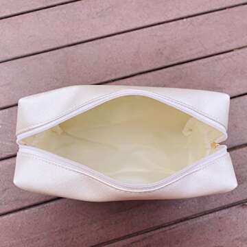 ZUNUONUO Chenille Letter Makeup Bag - Cute & Durable