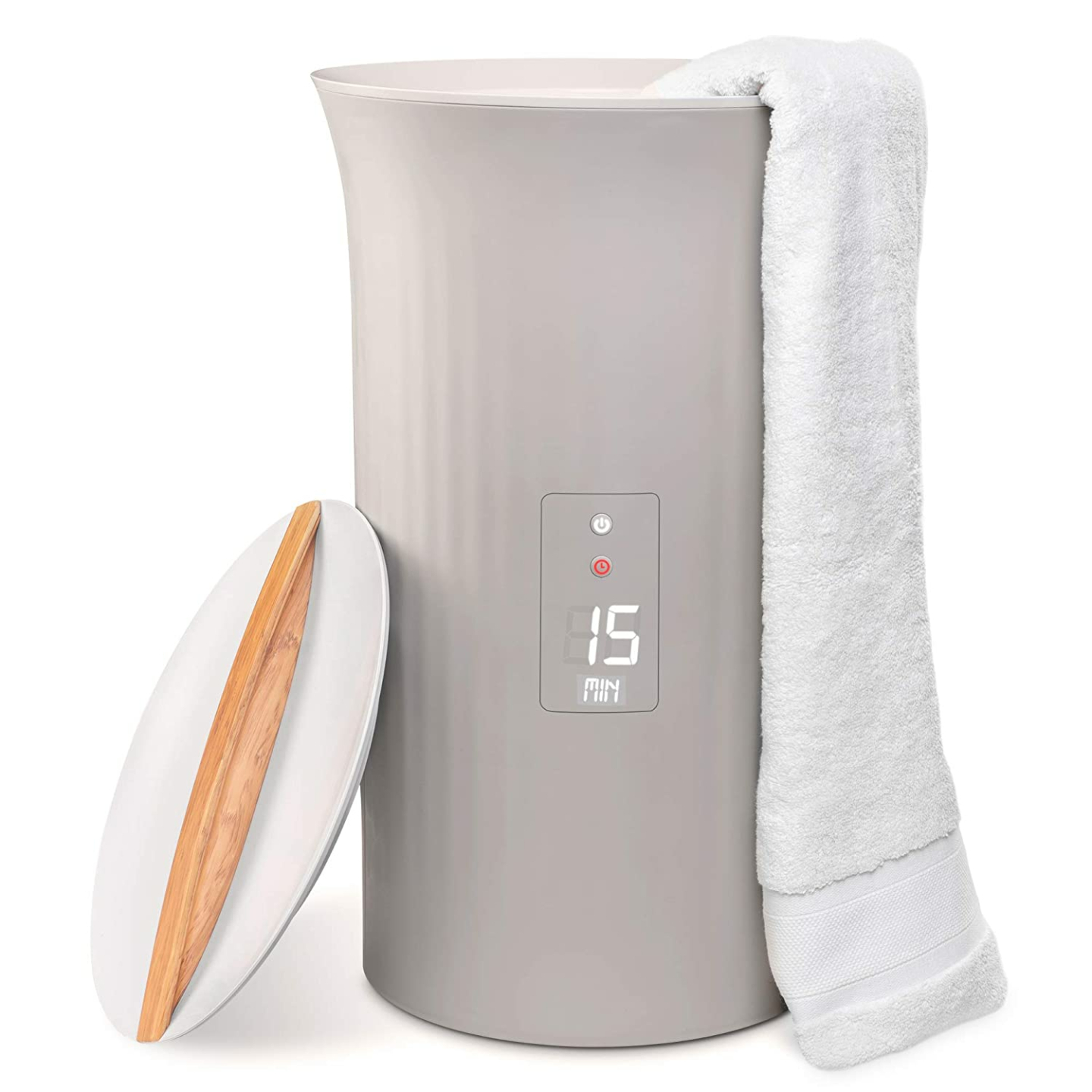 LiveFine Towel Warmer with LED Display and Timer