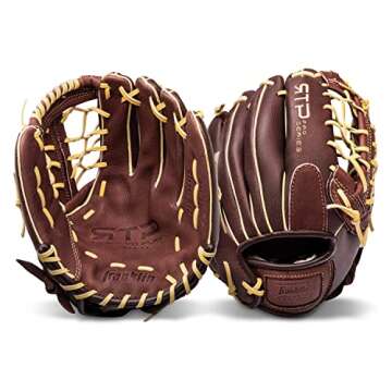 Franklin Sports Baseball Gloves - RTP Pro Fielding Glove for Kids - 12 Inch