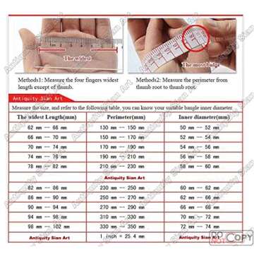 Antiquity Sian Art Good Luck and Light Green Bracelet Bangle - for Comeliness Inside Diameter 2.36 inch