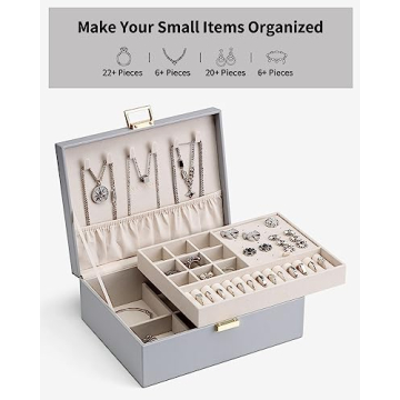 Stylish Vlando Jewelry Box with Ample Storage for Gifts