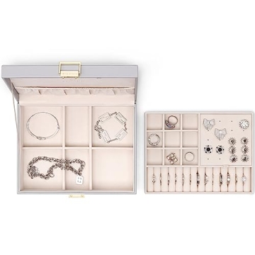 Stylish Vlando Jewelry Box with Ample Storage for Gifts