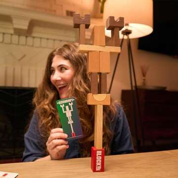 WHAT DO YOU MEME? Block Up — Head to Head Strategic Stacking Game, Family Games for Kids and Adult...